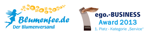 Blumenfee gewinnt den ego.-BUSINESS Award 2013